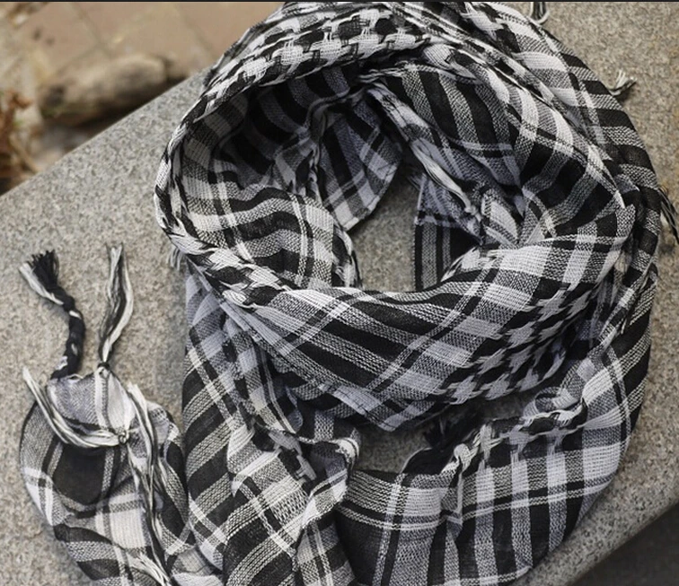 Новые модные армейские военные тактические KeffIyeh платки в виде длинных шарфов шарф - Цвет: as show the picture