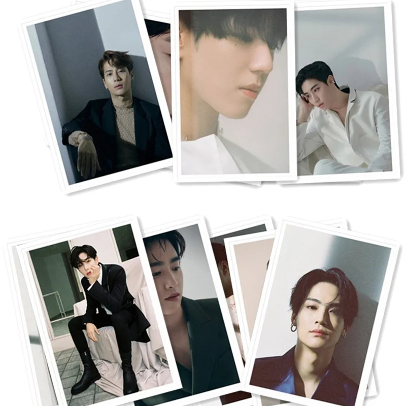 40 шт./компл. KPOP GOT7 альбом Call My» с возможностью нанесения собственной фотографии логотипа карты Бумага должностным LOMO Фотокарта