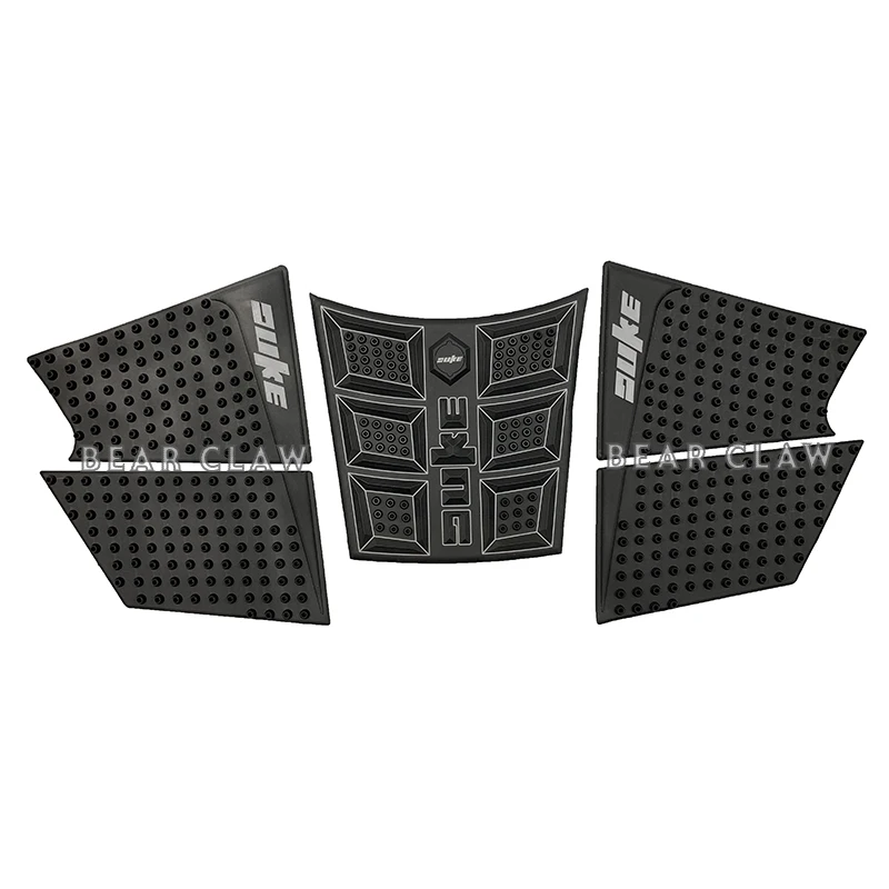 Для KTM 125 200 250 390 Duke высокого качества бак мотоцикла Тяговых Pad Колено Возьмитесь протектором против скольжения стикер - Цвет: black One set