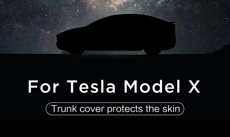 LUCKEASY для Tesla модель X- hide Trunk дверь анти Kick Pad защита боковой край пленка протектор наклейки