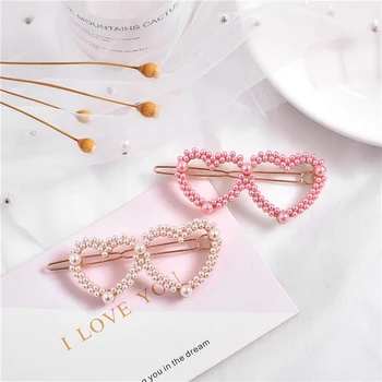 

1Pcs Korea Elegant Jewelry Hair Pins Pearl Barrettes Bowknot Children Hair Clips Women Ladies Hairgrips Hair Accessories