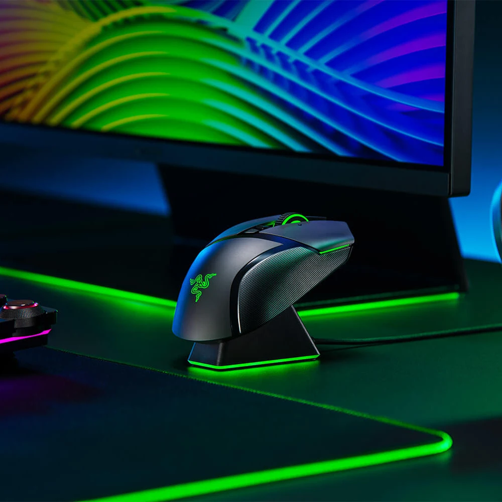 Razer Basilisk Ultimate Hyperspeed Беспроводная игровая мышь 20000 dpi мышь фокус Оптический сенсор Chroma освещение программируемые кнопки