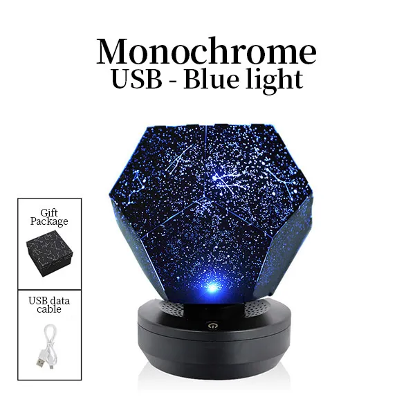 Blue light Xiaomi Youpin звезда ночник-прожектор прикроватная тумбочка для спальни звезда подарок Креативный Романтический сон поворотный девушка настольная лампа - Цвет: Blue light