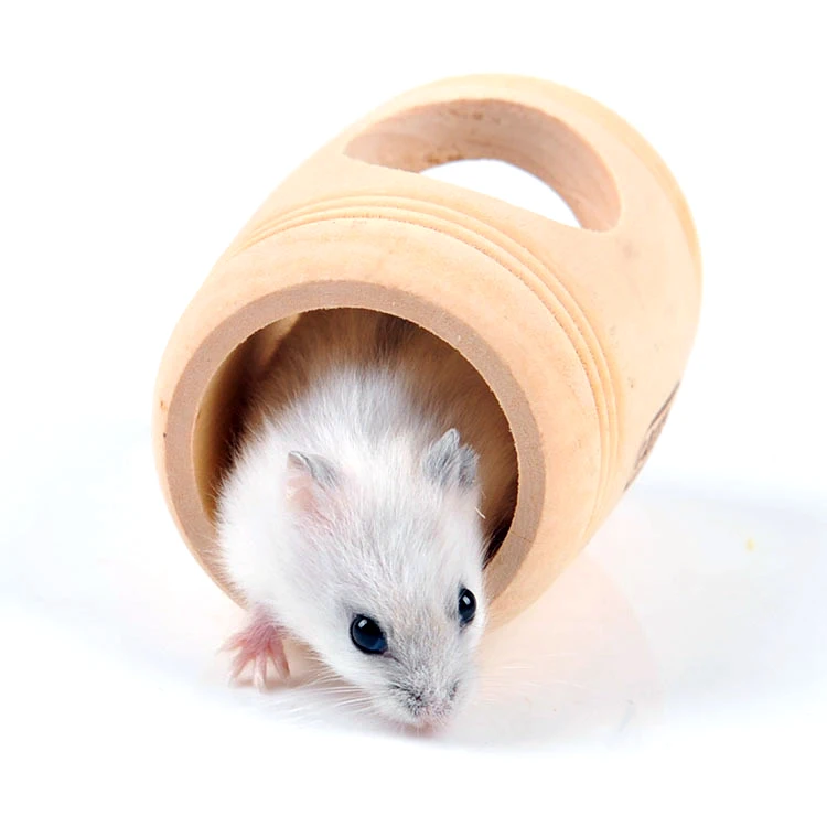Маленькое деревянное гнездо для хомяка маленькое домашнее животное коттеджный