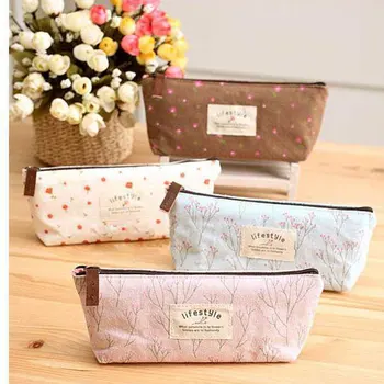 

Clearance Sale Items Women Girls Portable Pink Floral Pencil Bag Pen Ruler Case Organizer Students School Stationery Supplies