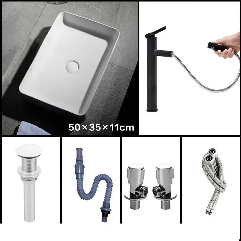 Version H Bagno Туалет Bassin Lavandino умывальник собре Encimera Waschbecken Lavatorio Evier бассейна Куба Banheiro Ванная комната раковина умывальника - Цвет: Version H
