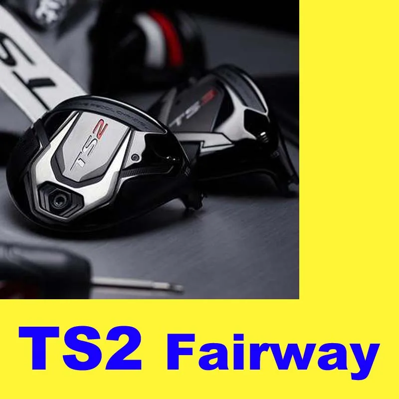 3PCS- TS2 golf driver fairway wood golf club complete set with shaft headcover