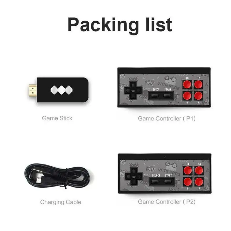 4K USB Беспроводная портативная игровая консоль встроенный в 568 Классическая игра 8 бит мини видео консоль Поддержка AV/HDMI выход