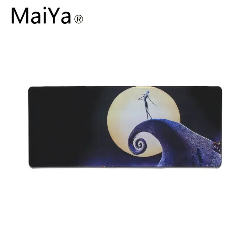 MaiYa Кошмар перед Рождеством резиновый игровой коврик для мыши Настольный коврик скорость/контроль версия большой игровой коврик для мышки с Аниме Коврик для мыши