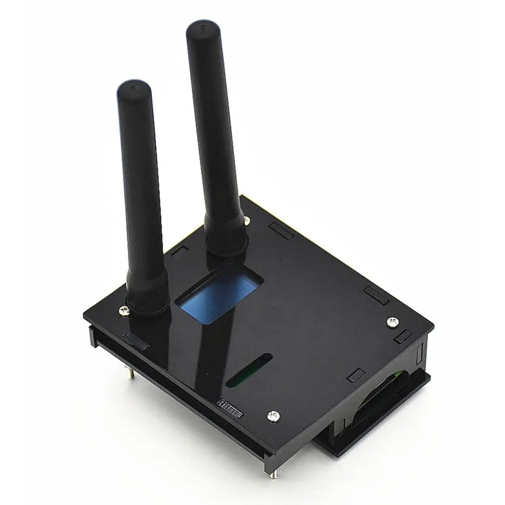 black Дуплексная Поддержка точки доступа MMDVM P25 DMR YSF Zero+ 2 шт антенна+ oled-экран+ чехол Exclouse - Цвет: black