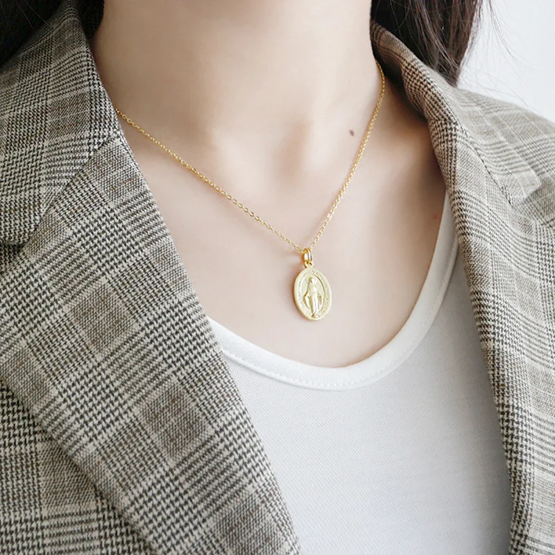 Золотой цвет Стерлинговое Серебро 925 пробы Женские Ювелирные изделия золотой