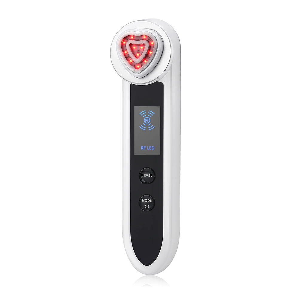  AOKO Rechargeable EMS RF Ion Beauty Machine Cooling Hammer Face Lift Skin Tighten Anti Wrinkle Faci - 4000389203979