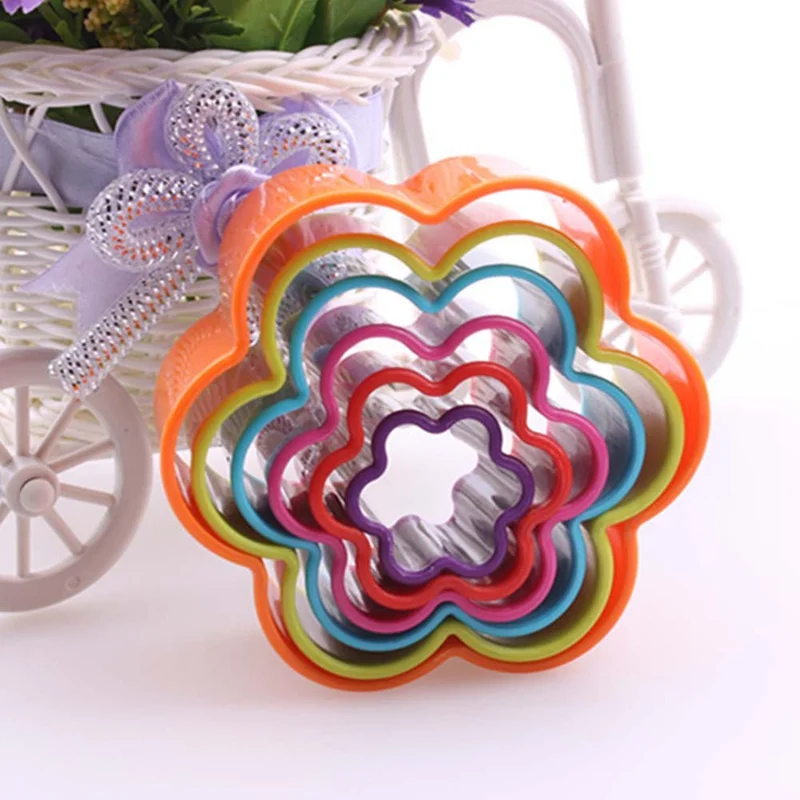 5pcs/6pcs/Set Cookie Cutter Cake Mold Biscuit Fondant DIY Cake Kitchen Cooking Kitchen Baking Tools Cake Mold Biscuit Christmas