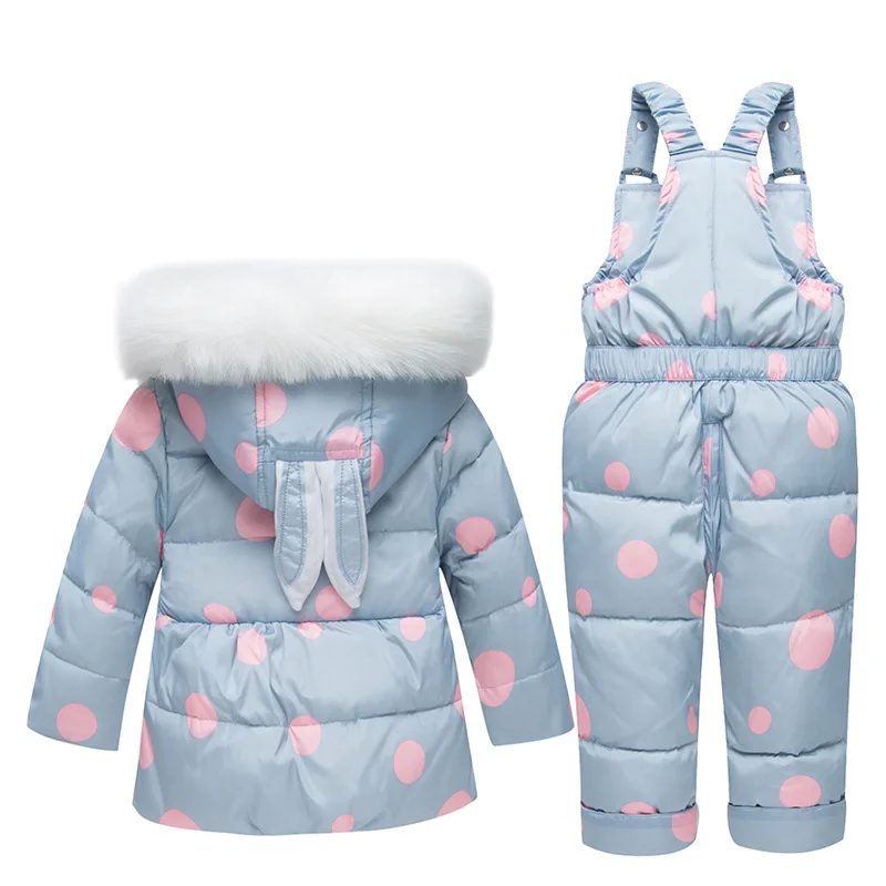 Dollplus/Коллекция года, комплекты зимней одежды для детей теплая парка для девочек пуховая куртка для малышей Детская куртка зимняя одежда Детский костюм