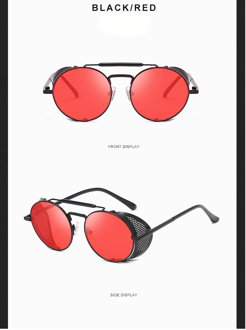 IENJOY, Ретро стиль, стимпанк, солнцезащитные очки, металлические, солнцезащитные очки для мужчин и женщин, zonnebril dames Oculos De Sol, круглые солнцезащитные очки для мужчин