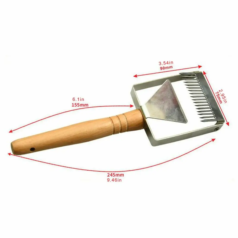 Крышка для улья из нержавеющей стали фотоскребок ловли сот прочный Режущий