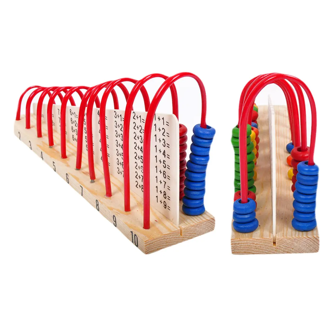 Деревянные Abacus костяшки математические игрушки облака вычисления бусина блоки Дети Раннее развитие образовательный подарок для детей