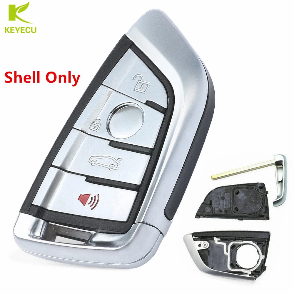 KEYECU Replacement Uncut Keyless Smart Remote Key Shell Case for BMW X5 X6 2014-2016 2017 2018 NBGIDGNG1 | Автомобили и мотоциклы