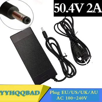 

50.4V 2A High quality charger 50.4V 2A lithium li-ion charger for 12S lithium battery pack fake one lost ten free shipping