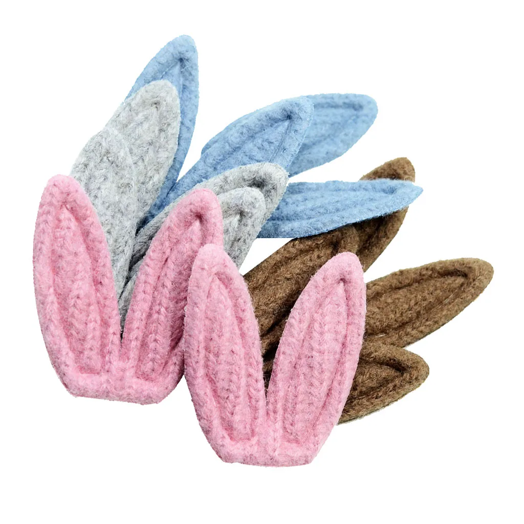 8 Pieces Handmade Yarn Rabbit Ears Crafts For &Kids Headband Party  Hair Band DIY Hair Accessories Garment Decorations