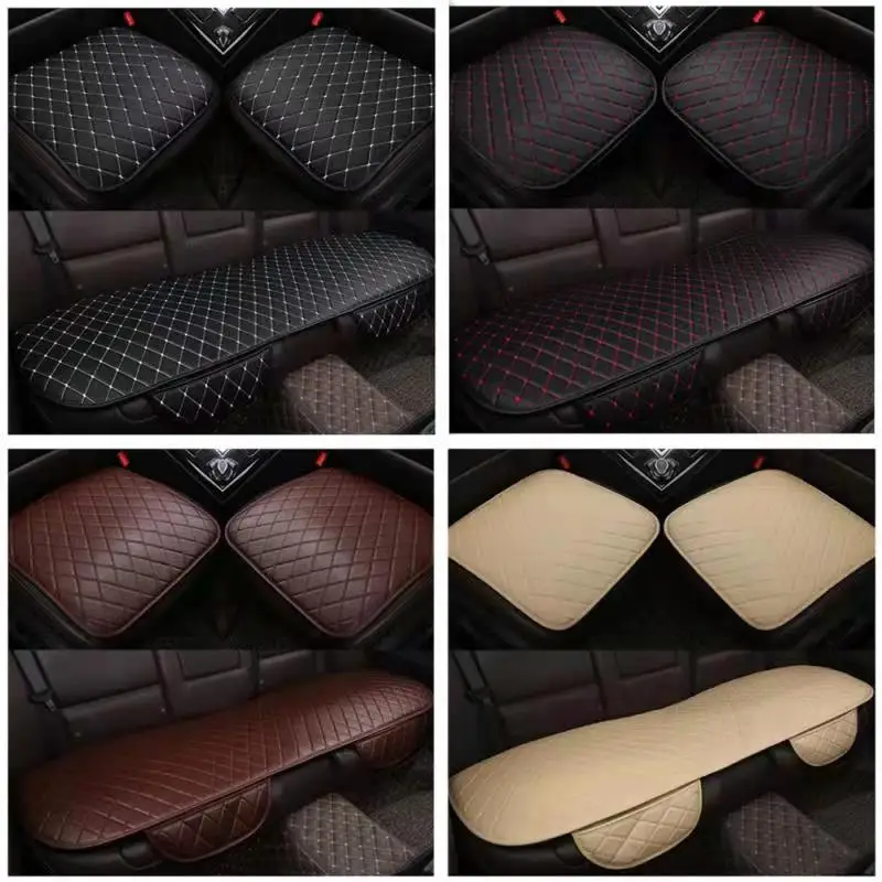 1/3PCS Leather Car Seat Covers For Suzuki Kizashi Swift Vitara SX4 Universal Auto Protection Cover Styling Accessories | Автомобили и