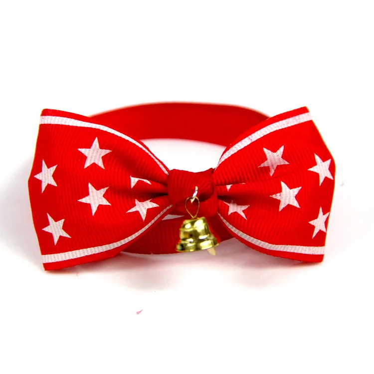 50 Pcs Pet Dog Cat Bow Tie Necktie Christmas Pet Grooming Accessories Cute Dog Puppy Cat Bow Ties Adjustable Pet Supplies