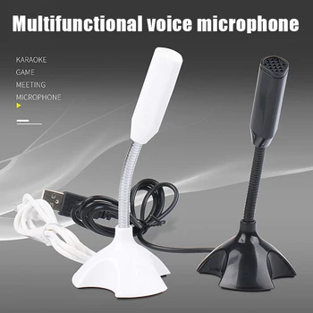 

USB Computer Microphone Desktop Omnidirectional Condenser PC Laptop Microphone for Gaming Live @M23