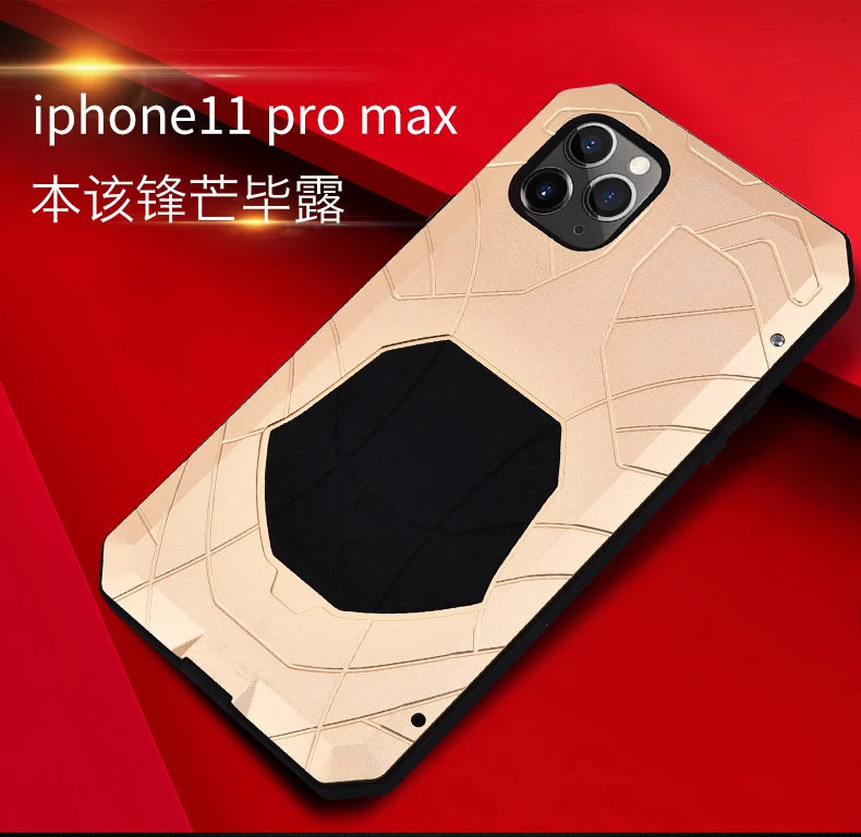 Imatch Алюминиевый металлический Силиконовый противоударный чехол для Apple Iphone 11 Pro Max/11 Pro/11 грязезащитный противоударный чехол