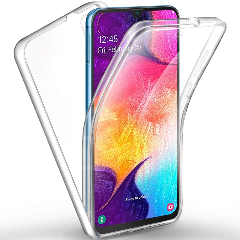 

Front&Back 360 Degree Case for Huawei P30 / P30 Pro Lite Full Body Drop-Proof Protection TPU+PC Soft Clear Crystal Cover