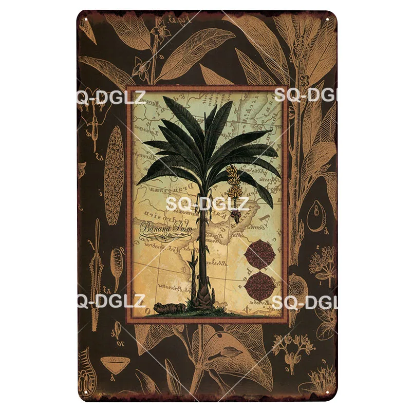 Lavender Metal Sign Plaque Metal Vintage Decor Pub Bar Decoration Vegetation Tin Sign Plate Poster Home Decor - Цвет: 2350