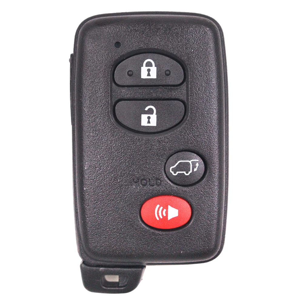 Keyecu Смарт дистанционные брелки для ключей брелок 4 кнопки для Toyota Highlander 2008 2009 2010 2011 2012 2013 FCC ID: HYQ14AAB P/N: 271451-0140