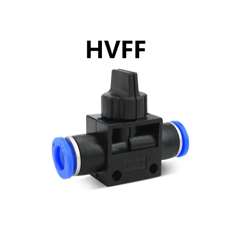 1 шт. T/Y/L/прямой тип пневматические нажимные фитинги для воздушного/водяного шланга и трубного разъема 4 до 12 мм PU/PV/PY/PE/PM/PZA/PK/ HVFF/PA - Color: HVFF