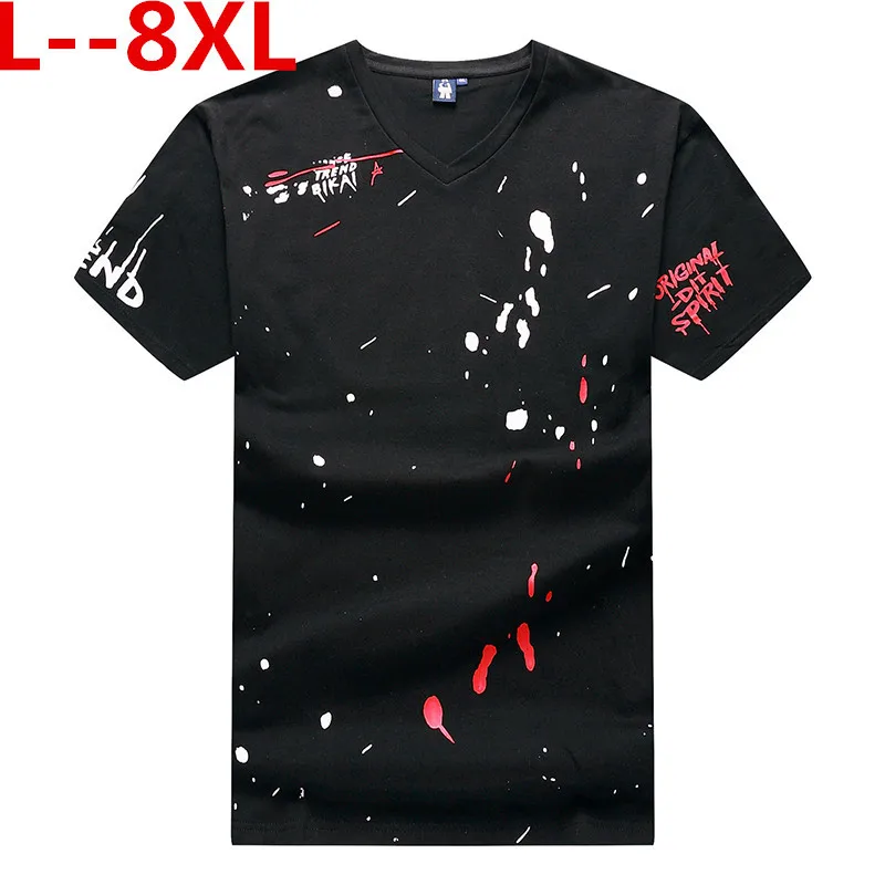 Большие размеры 10XL 8XL 6XL 5X модная градиентная футболка, Мужская брендовая одежда, дизайн, летняя футболка для мужчин, высокое качество, хлопковые футболки