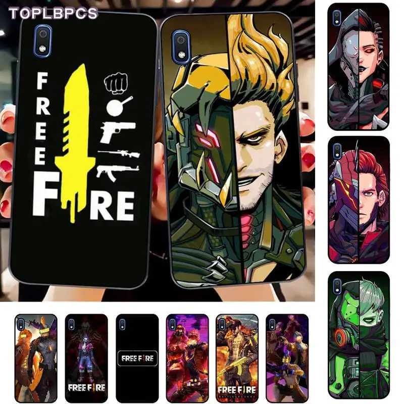 TOPLBPCS Hot Free Fire Game Luxury Phone Case for Samsung A10 20s 71 51 10 s 20 30 40 50 70 80 91 A30s 11 31 | Мобильные телефоны и