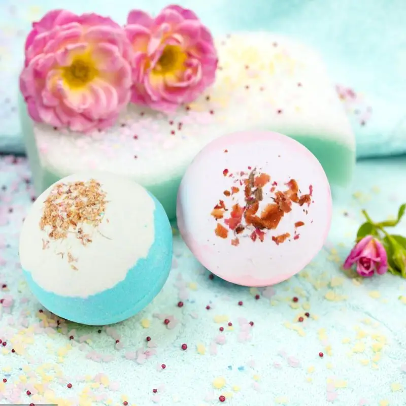 4 шт. солевая бомба шар для ухода за кожей эфирное масло натуральный пузырь