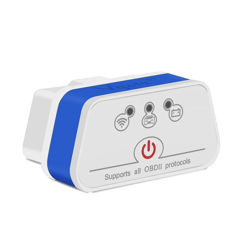 Vgate icar2 ELM327 Wifi OBD2 диагностический инструмент elm 327 для IOS iPhone/Android Icar2 wifi автоматический диагностический сканер OBD 2 считыватель кодов - Цвет: bule white