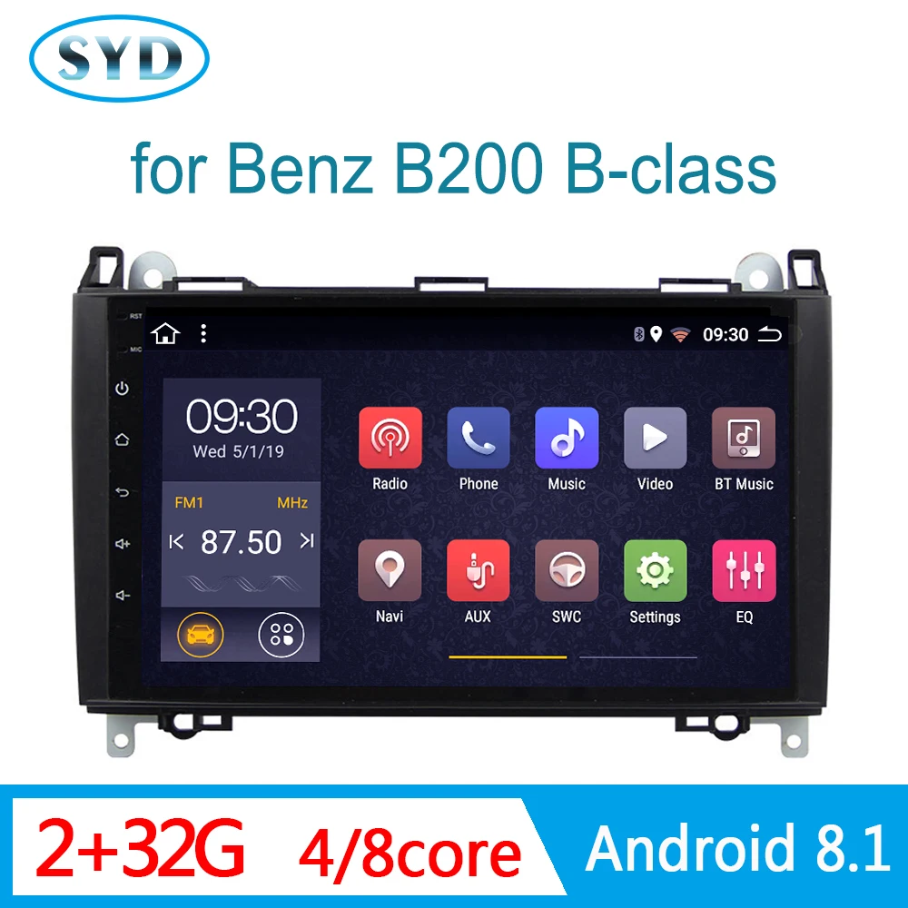 Автомобильный Центральный видео для Benz B200 B-class мультимедийный плеер W639 W169 B170 W245