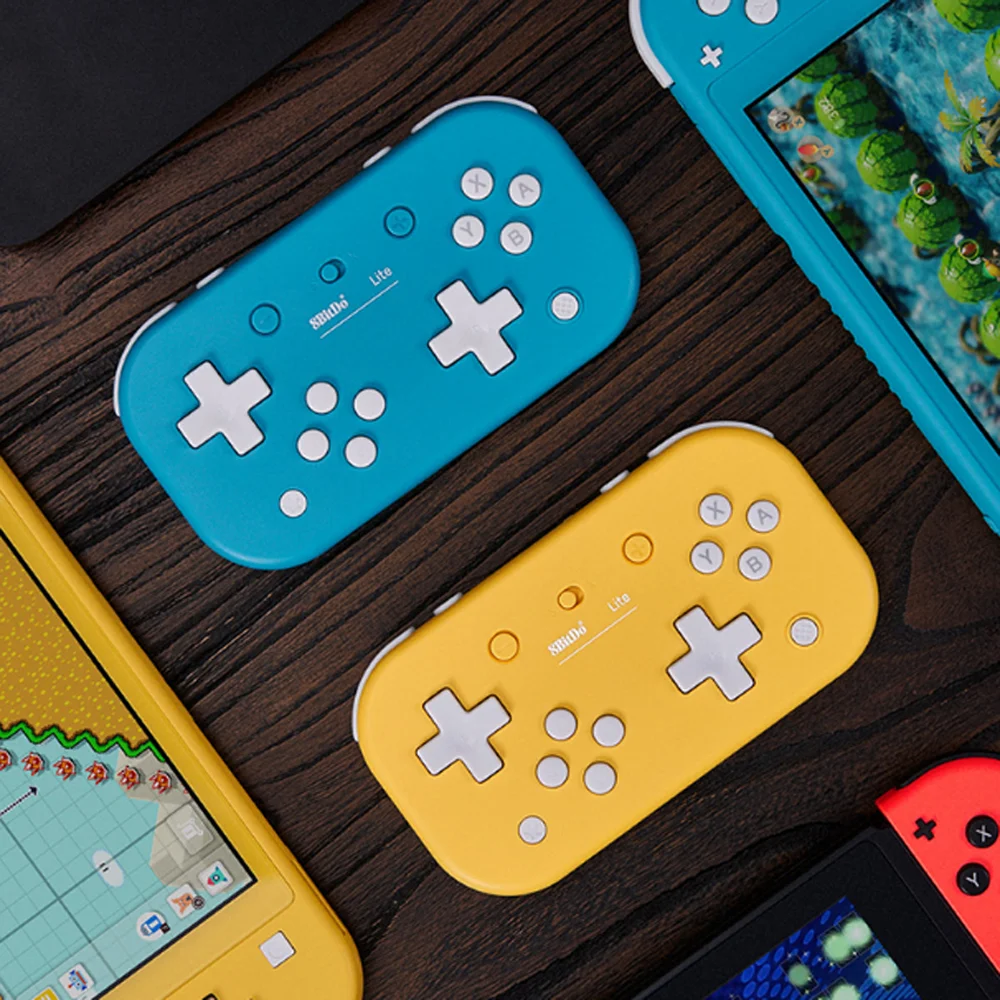 Беспроводной Bluetooth контроллер геймпад для 8BitDo Lite джойстик для Tetris 2D игры для Switch Lite/Windows/пара