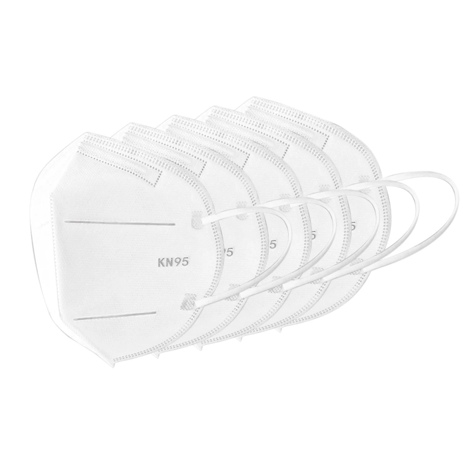 

5 PCS Face Mask Passed Test Anti-foaming Splash Proof PM2.5 Dust Anti Fog Filter Breathing Protective Mask