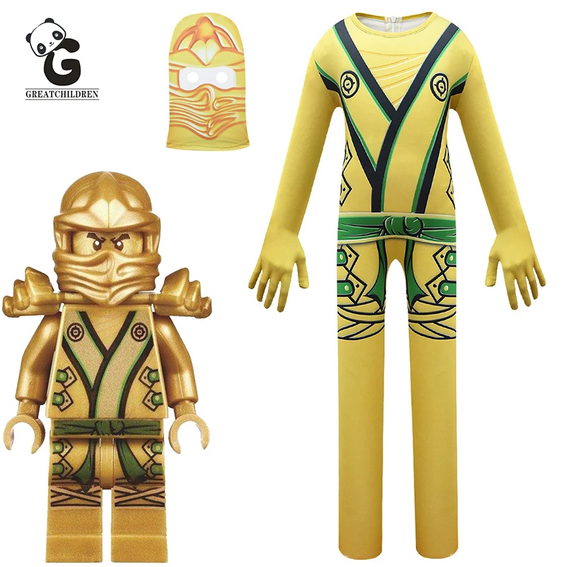 

Kids Costumes Ninja Costumes Boy Halloween Costume for Kids Fancy Dress Costumes Ninja Cosplay Anime Superhero Jumpsuits