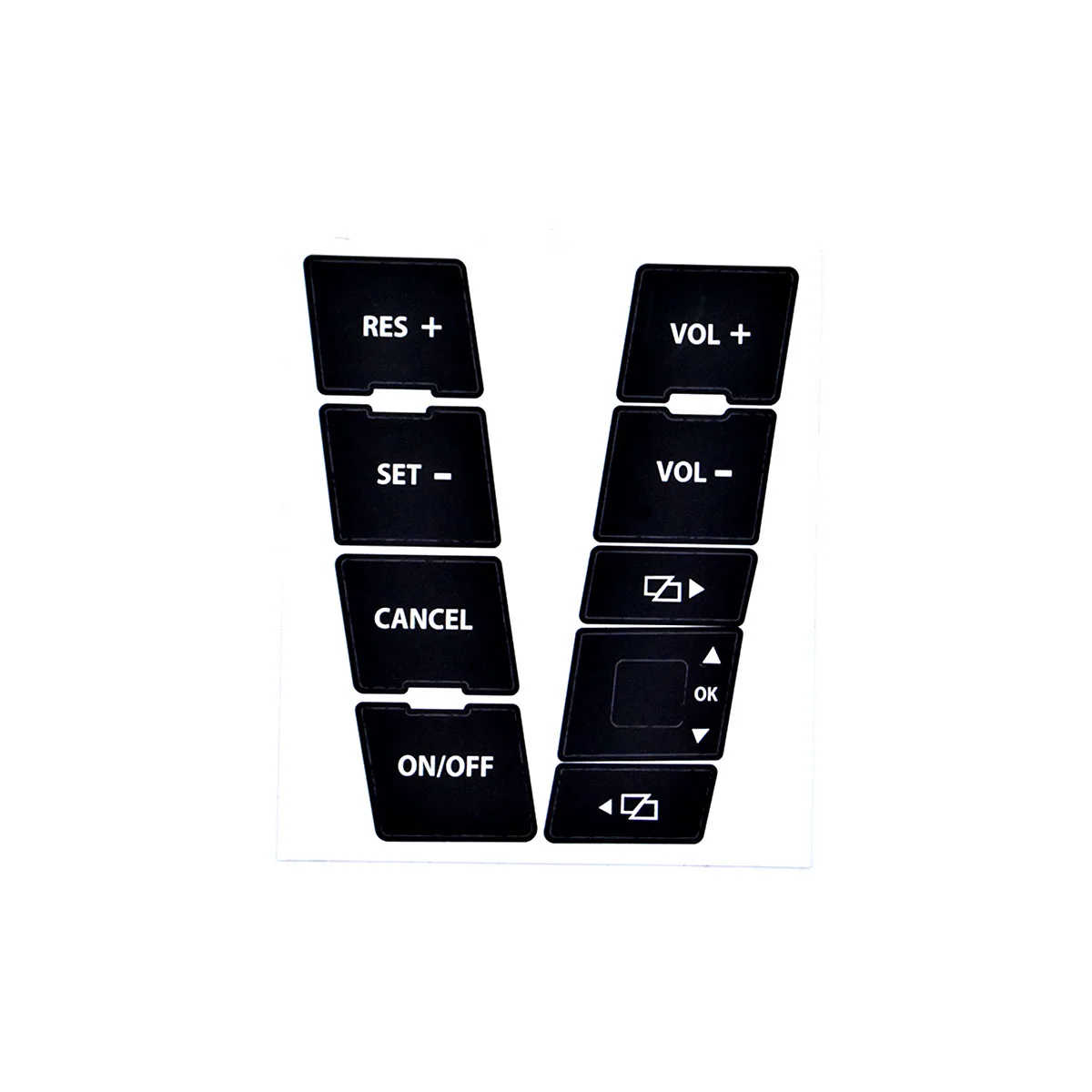 Рулевое колесо окна фара переключатель кнопка износа авто наклейки Замена для VW