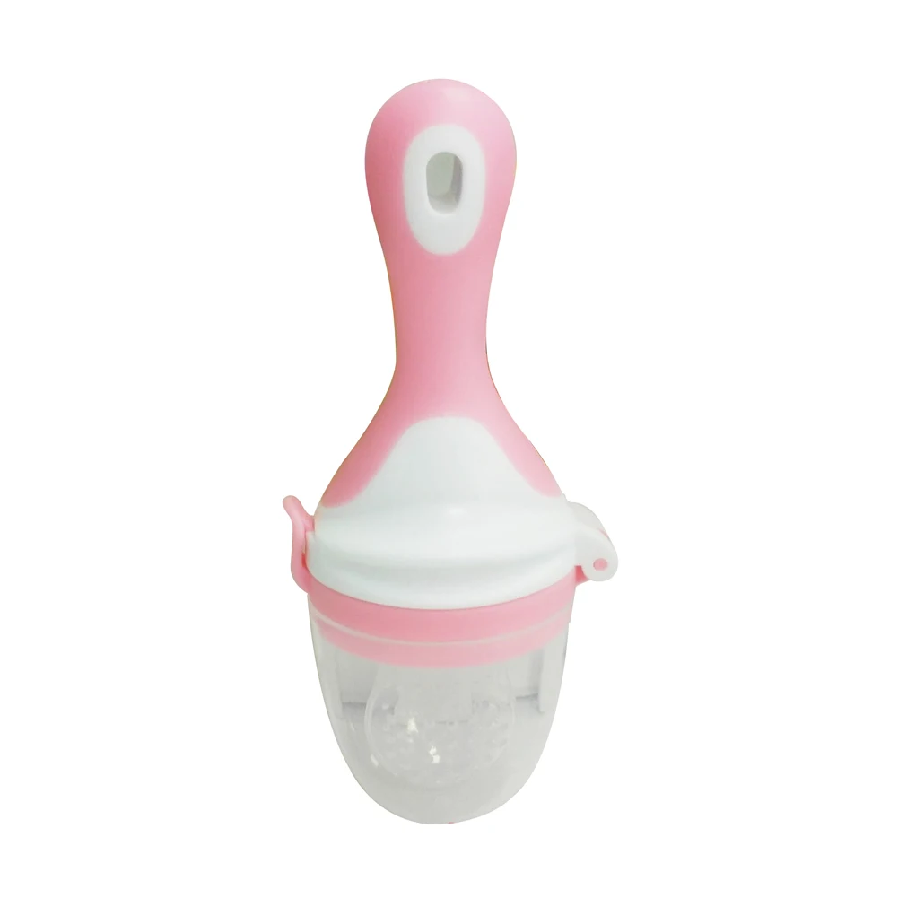 Pink S Соска с фруктами, нескользящая соска, соска для кормления детей, яркий цвет, ежедневный, овощи, Прорезывание Зубов, F wood, сбалансированная диета, силикон - Цвет: Pink S