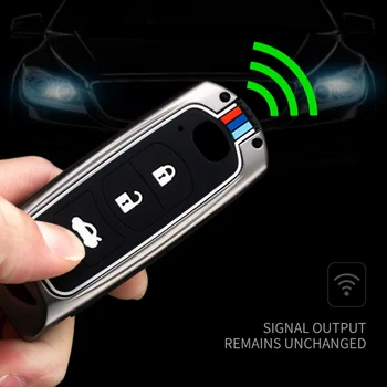 Metal Car Smart Key Case Cover Holder Shell Fob For Mazda 2 3 5 6 CX-3 CX-5 CX-7 CX-9 Speed Miata MX-5 Axela Atenza Accessories 5 Metal Car Smart Key Case Cover Holder Shell Fob For Mazda 2 3 5 6 CX-3 CX-5 CX-7 CX-9 Speed Miata MX-5 Axela Atenza Accessories - Metal Car Smart Key Case Cover Holder Shell Fob For Mazda 2 3 5 6