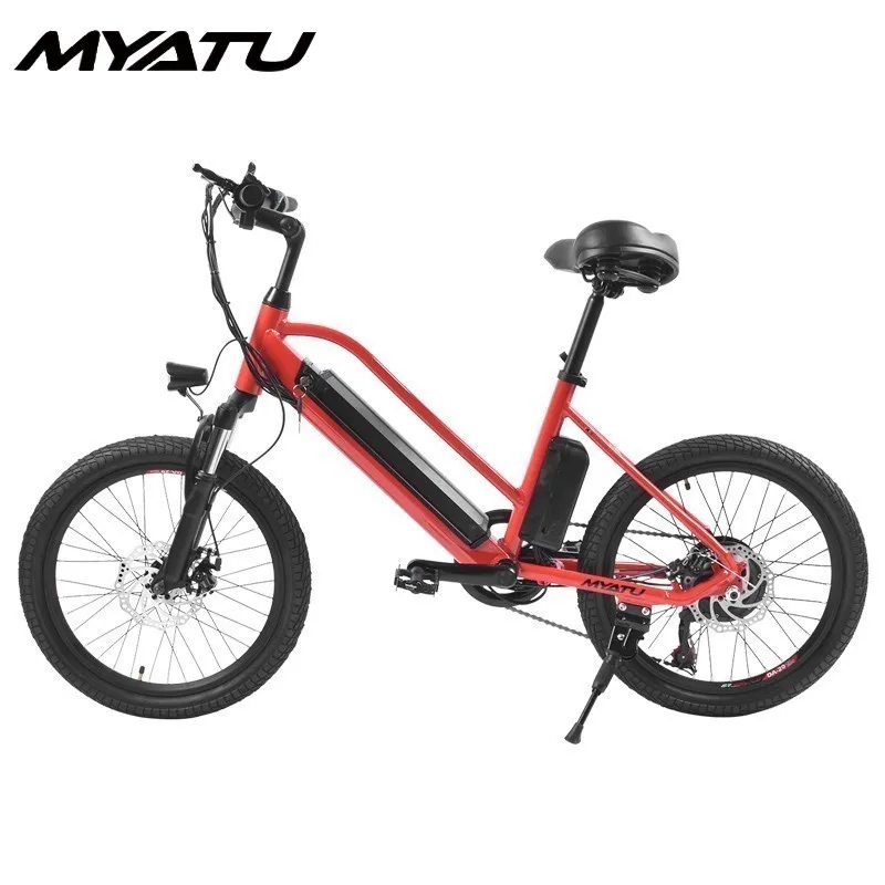 MYATU электрические велосипеды для взрослых 2 колеса 20 дюймов электровелосипед
