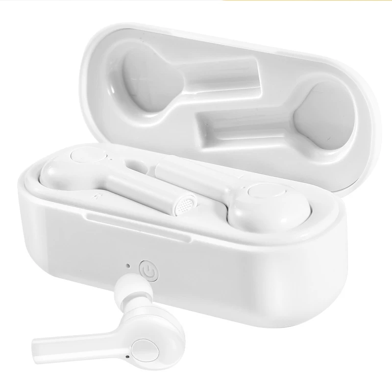 White Портативные беспроводные наушники с магнитной зарядкой и Bluetooth, легкая смарт-гарнитура, беспроводные наушники с Bluetooth 4,1, зарядная коробка - Цвет: White