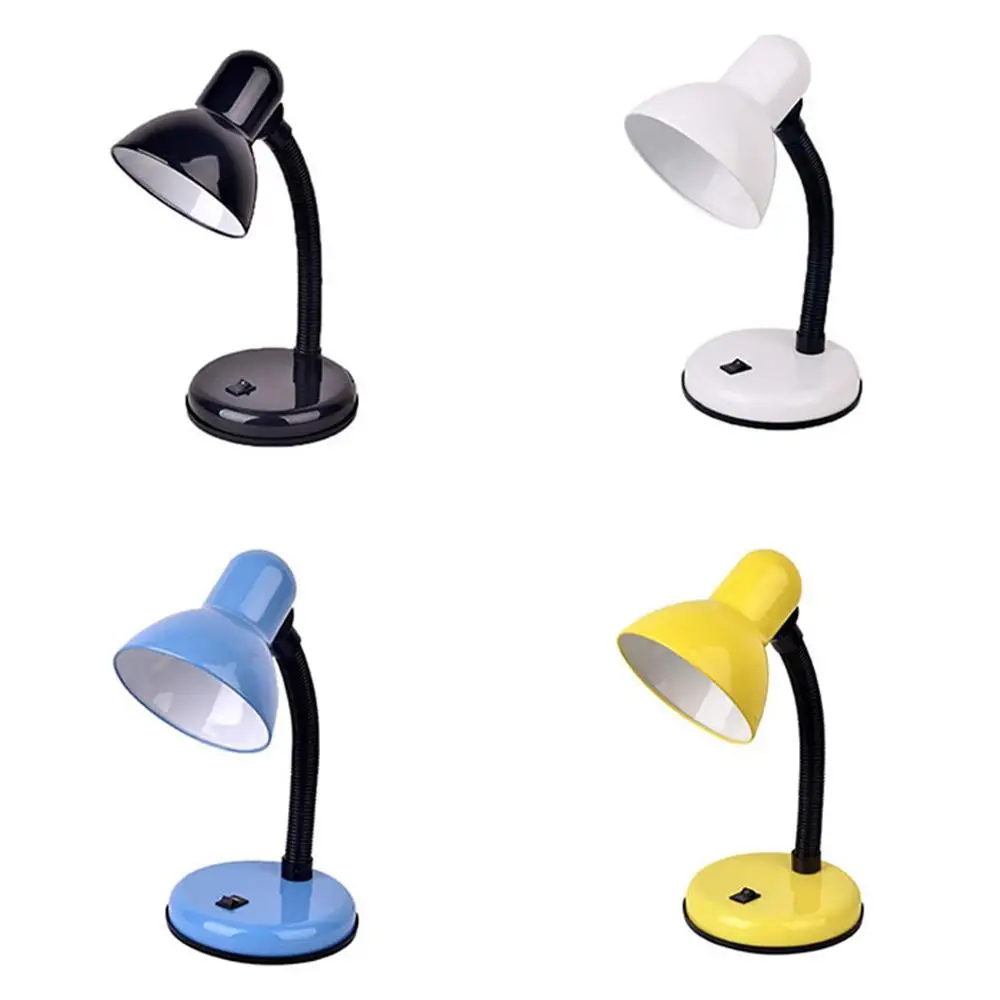 Простой дизайн гибкий шланг шеи светодиодный настольная лампа черный белый