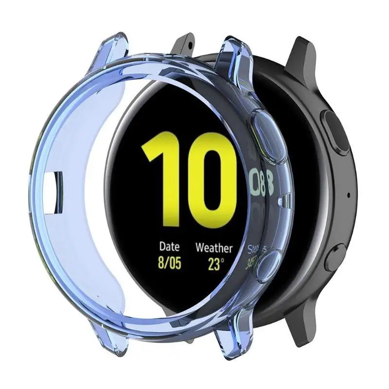 ТПУ чехол для смарт часов Защитная крышка для samsung Galaxy Watch простой дизайн и удобная замена StyleA 40 мм StyleB44mm