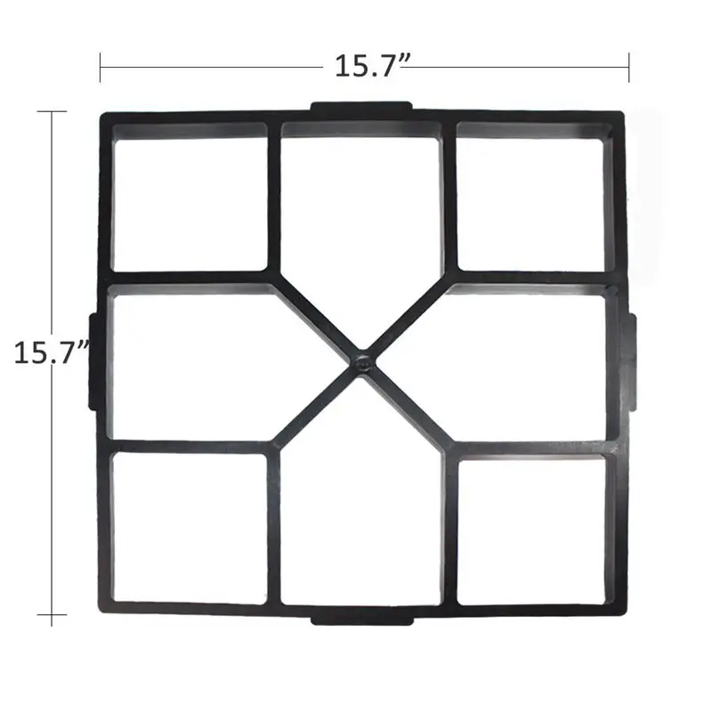 LIXF DIY Сад тротуар бетон шаговый Камень Плесень сад газон Pathmate Каменная форма