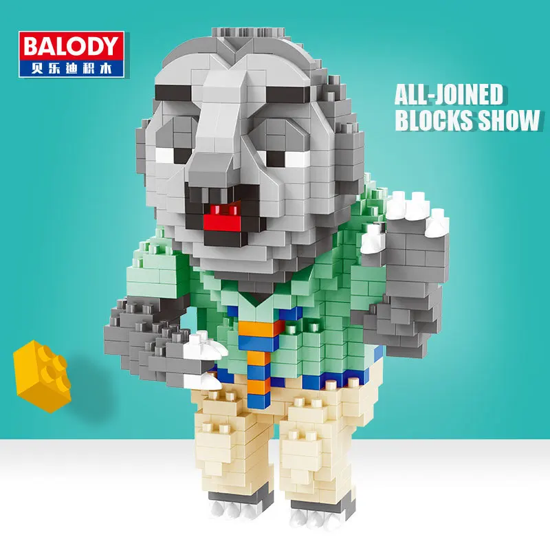 Balody для конструктора квадратного типа мультфильм фигурку игрушечным кроликом