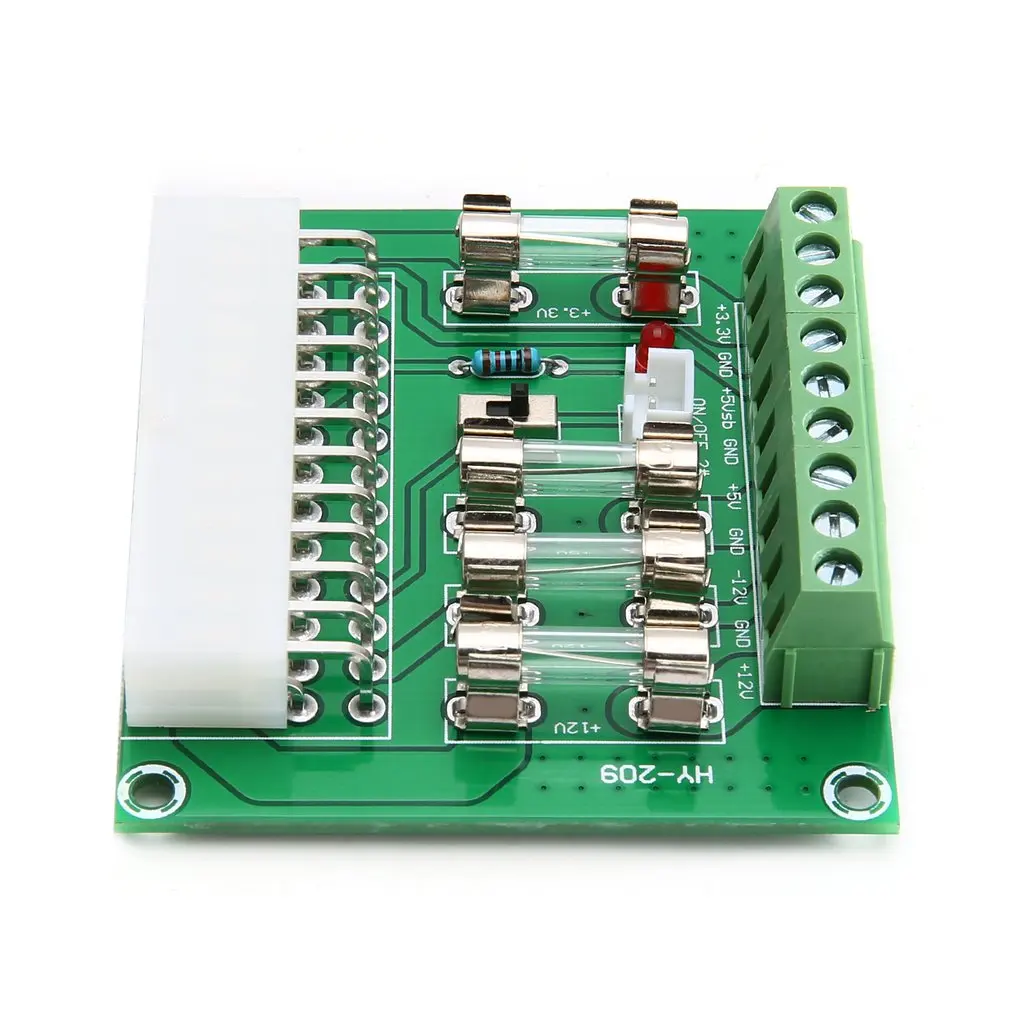24/20-pin ATX компьютер PC блок питания Breakout плата адаптер расширение наборы DIY для настольного компьютера